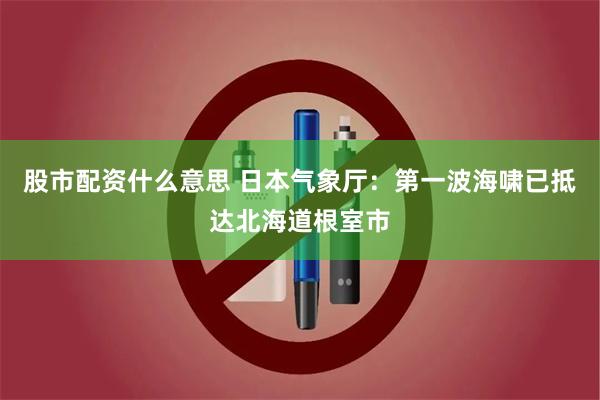 股市配资什么意思 日本气象厅：第一波海啸已抵达北海道根室市